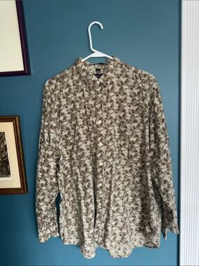Men's Printed Button-Up Dior shirt